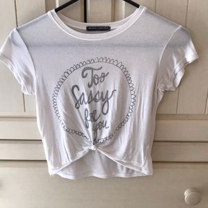 Brandy Melville white tee
